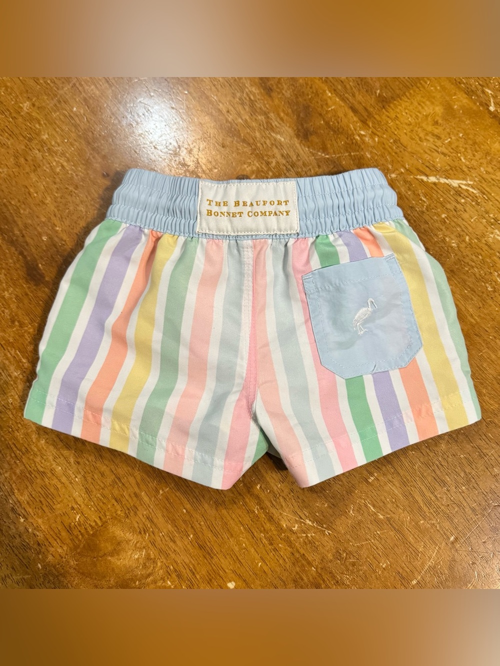 The Beaufort Bonnet Company Tortola Trunks 6/12M Southampton Stripe Worth Avenue